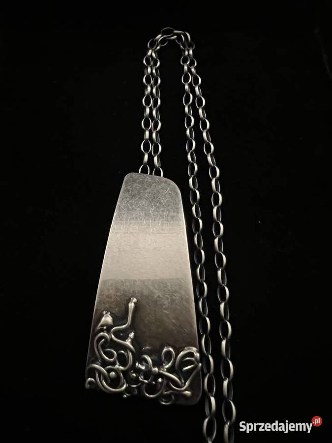 Srebrny autorski wisior z łańcuchem srebro 92t Warszawa sprzedam