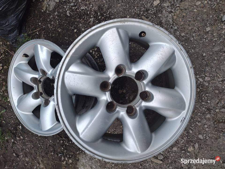 Felgi aluminiowe 16 Nissan komplet 4 sztuki dolnośląskie Kamienna Góra