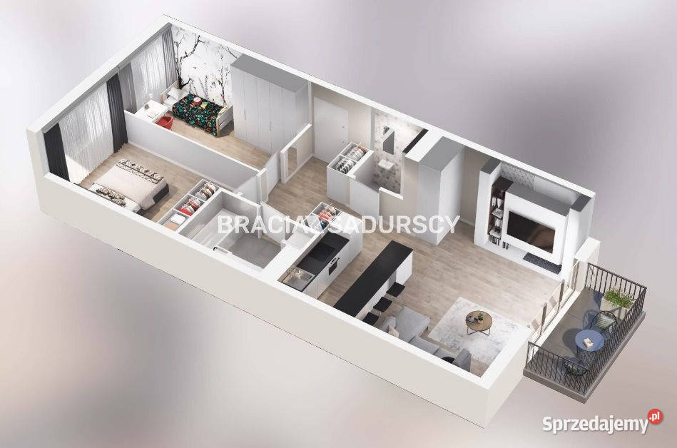 Mieszkanie sprzedam Kraków 6557m2 3 pokojowe
