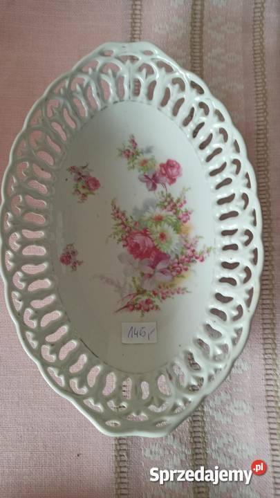 Patera ażurowa owalna Owoce Schumann Gdańsk