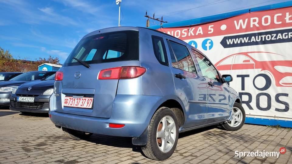 Mazda 2 14 Diesel Elektryka Alusy Klima Zamiana Rok produkcji 2004