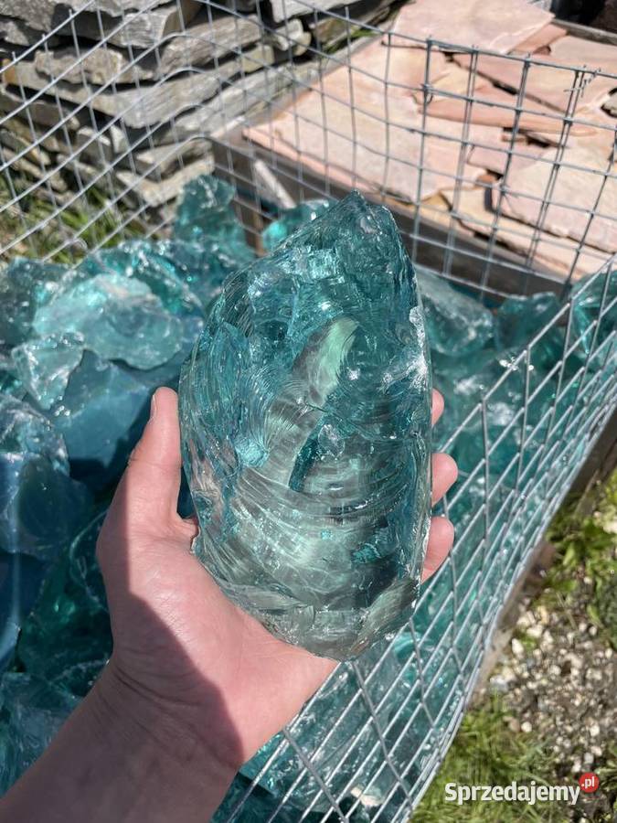 SZKŁO GABIONOWE BRYŁKI SZKANE Szkło Wulkaniczne mazowieckie Warszawa