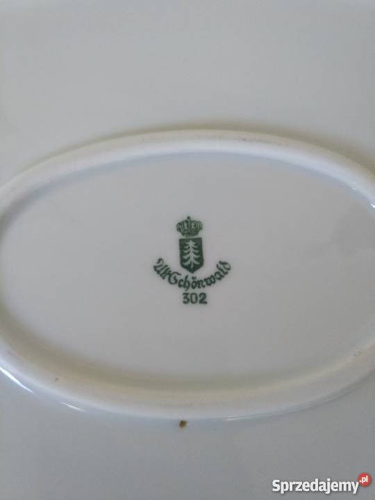 Półmisek z markowej porcelany