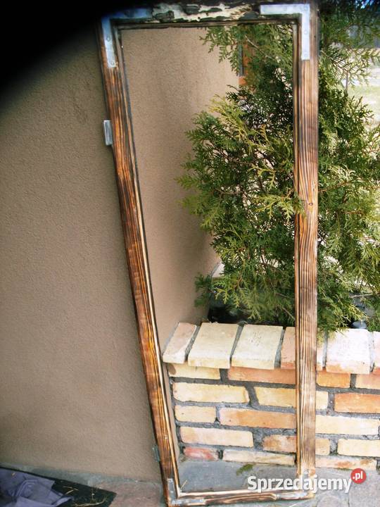 Okno rama loft na lustro aranżację zdjęcie Ełk