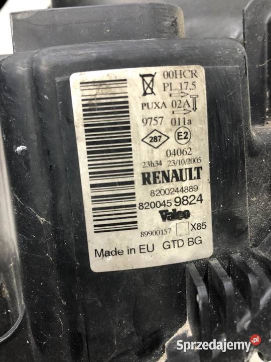LAMPA LEWY PRZÓD RENAULT CLIO II 8200459824 EU
