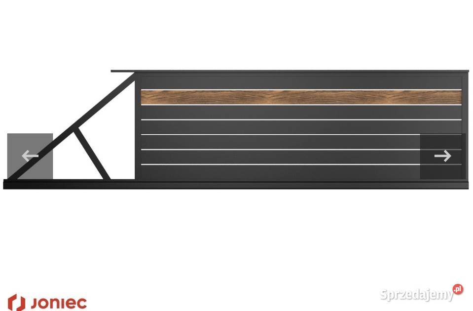 Przęsło ogrodzeniowe aluminiowe HORIZONTAL 150D