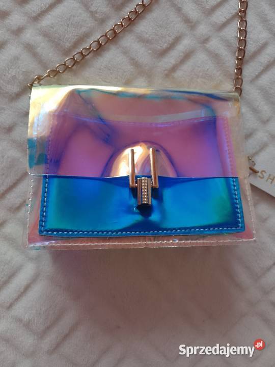 SHEIN Hologramowa torebka listonoszka wieczorowa Listonoszka małopolskie Kraków