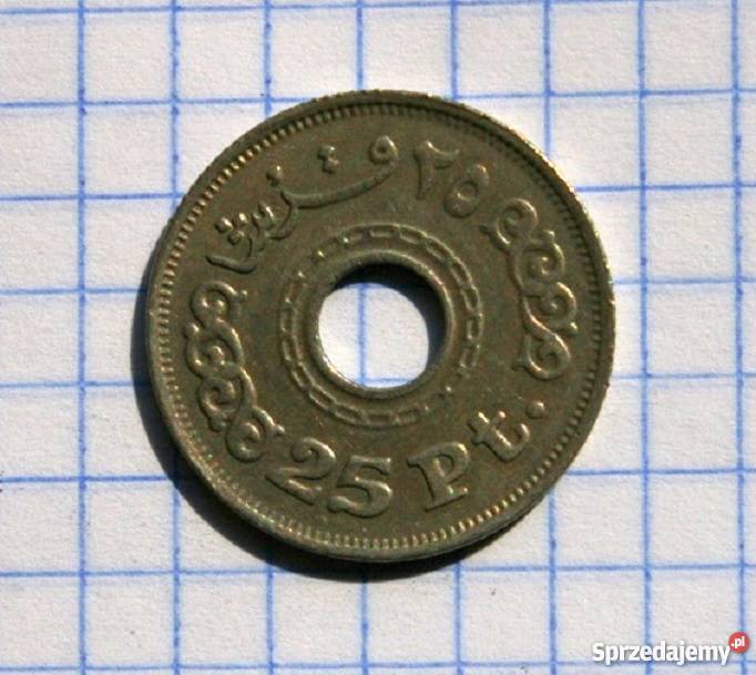25 PIASTRES 25 PIASTRÓW 1993 EGIPT Piszczac