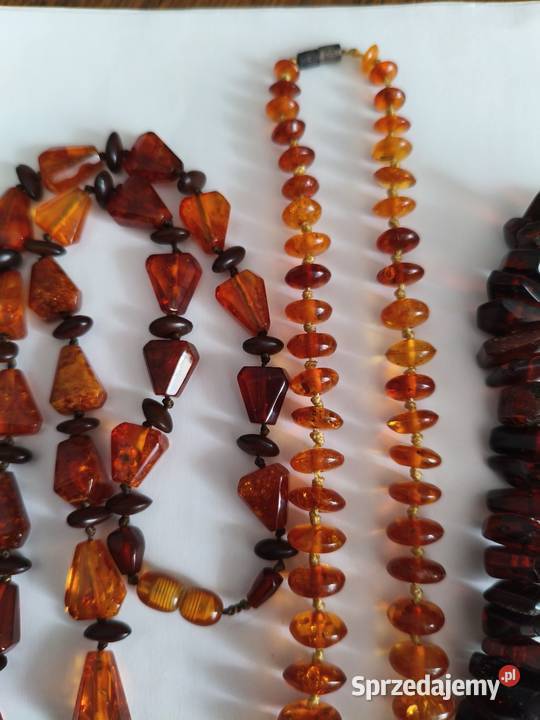 Naszyjnik Bursztyn Baltycki vintage podlaskie Białystok sprzedam