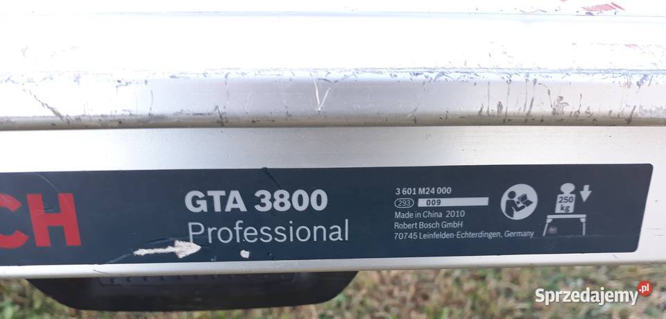 STÓŁ ROBOCZY 38m GTA 3800 do ukośnic GCM BOSCH Gaszowice