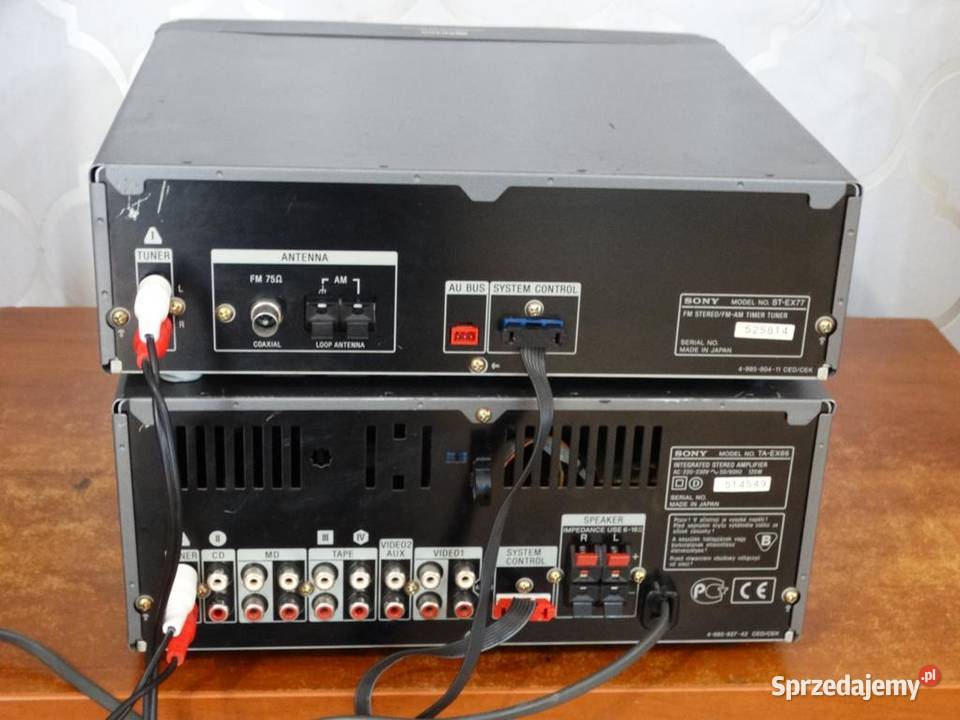 Wzmacniacz i tuner Sony MHCEX66 sprawna WYSYŁKA Jasło