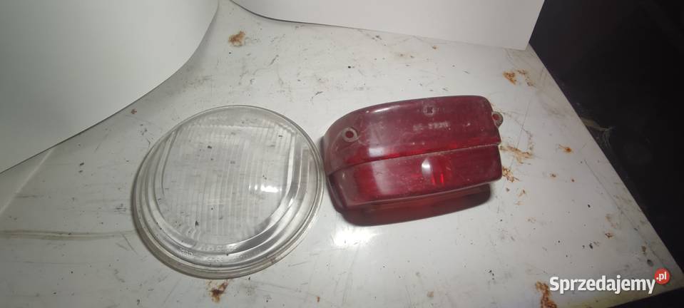 Szkła klosze lampy przód tył jawa 20 pancerka Biała Podlaska