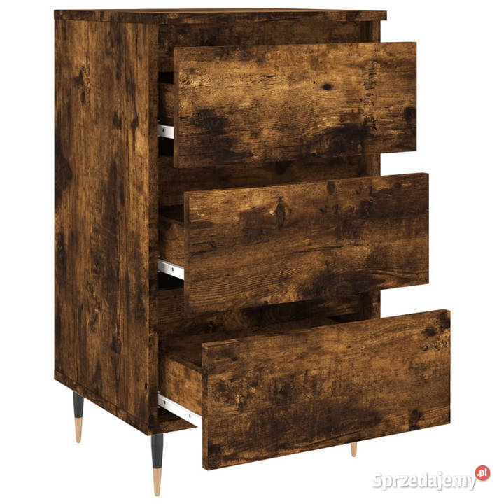 Szafki nocne 2 przydymiony dąb 40x35x69 WM826919 Warszawa