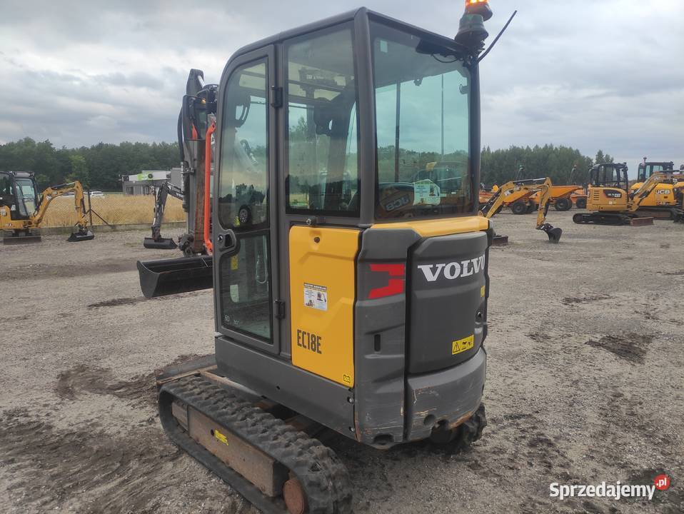 Volvo EC 18 E 700mtg 2020r rozsuwane gąsienice lubelskie Ryżki