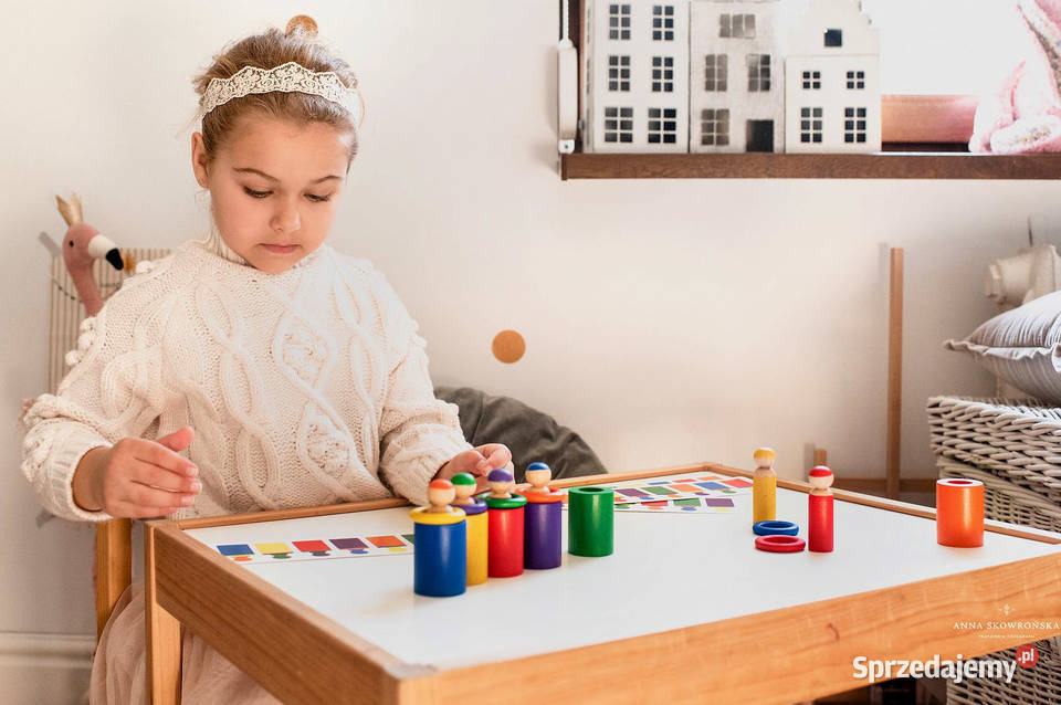 Sorter kolorów ludziki układanka lewopółkulowa łódzkie Zduńska Wola