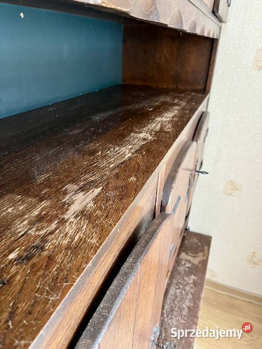 Meble dębowe zestaw dwie sztuki opolskie Namysłów