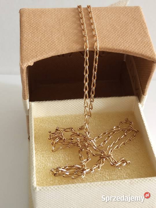 Śliczny złoty łańcuszek próba 585 złoto Wrocław