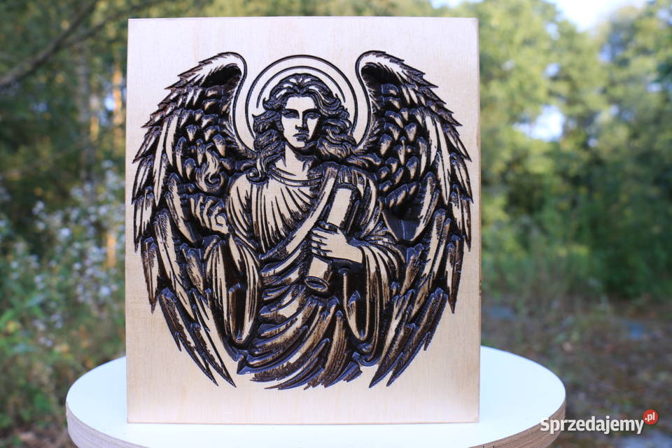 Grawerowane obraz Anioła Wyjątkowa dekoracja ze