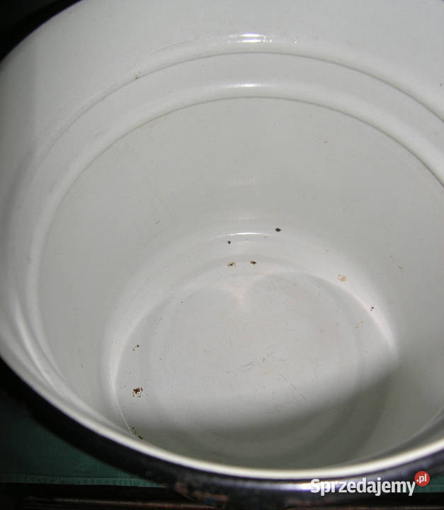 wiadro emaliowane vintage ZSRR dolnośląskie Bartków