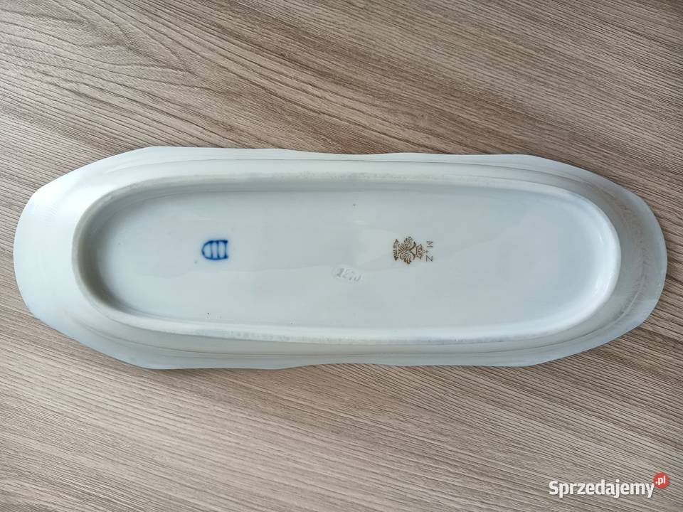 Ręcznie malowany porcelanowy półmisek do Kraków