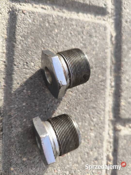 śruby lag zawieszenia przód WSK korki chrom WSK Wągrowiec