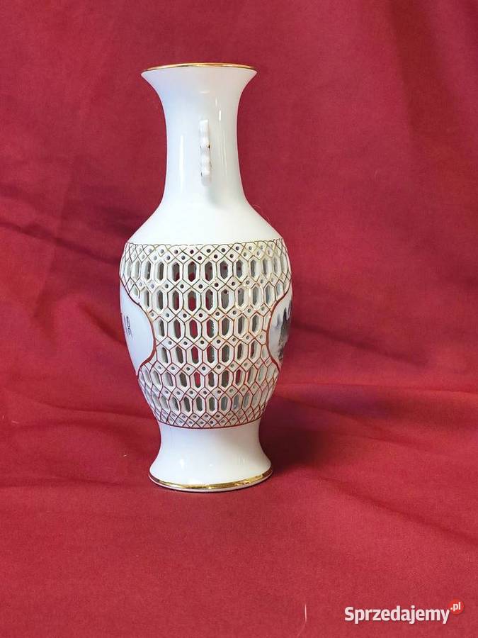 wazon dekoracyjny sygnowany łódzkie Chorzew