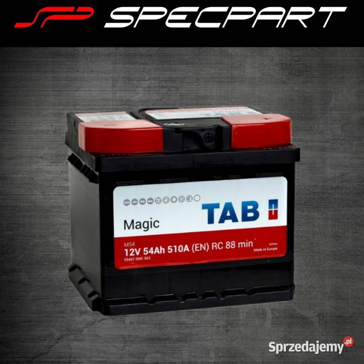 Akumulator TAB MAGIC 54Ah 510A niski Łódź