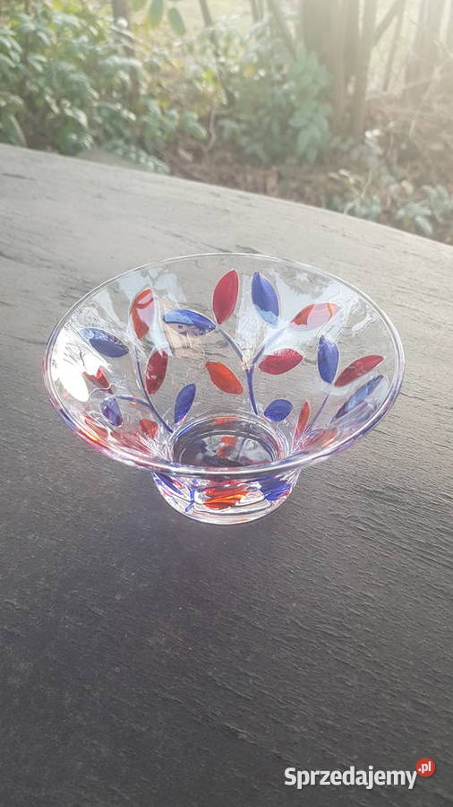 Murano venezia szklaną miseczka śląskie