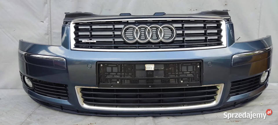 AUDI A8 D3 ZDERZAK PRZEDNI GRILL ATRAPA HALOGENY Radom