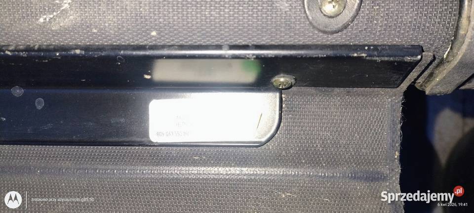 Roleta bagażnika Audi A4 B5 Avant model 8D9 Lubin