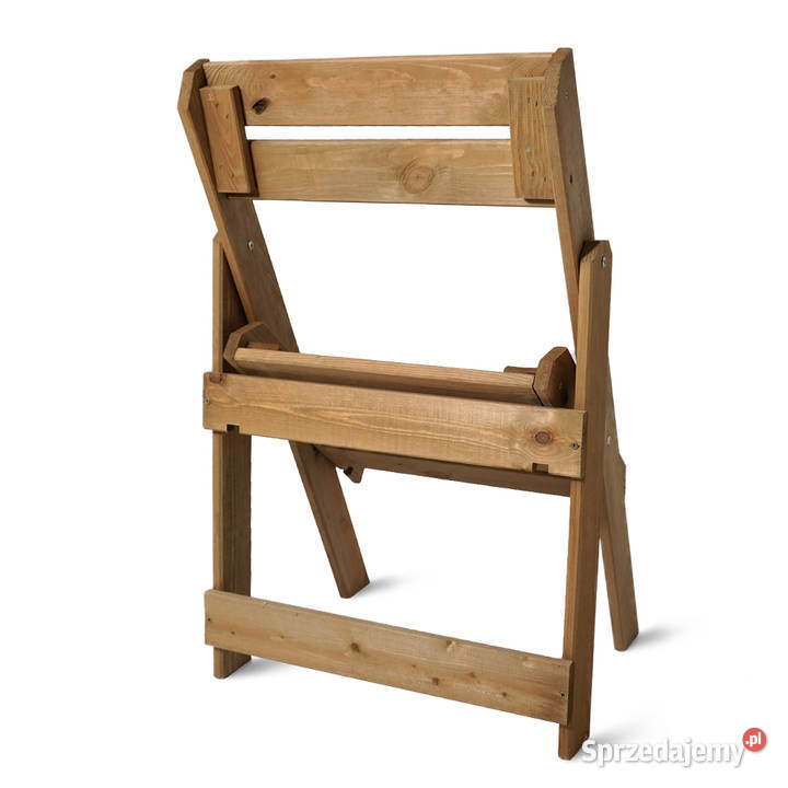 Krzesło Ogrodowe Składane Drewniane Nowoczesne Elbląg