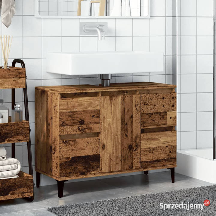 Szafka pod umywalkę stare drewno 80x33x60 Łazienkowe Warszawa sprzedam