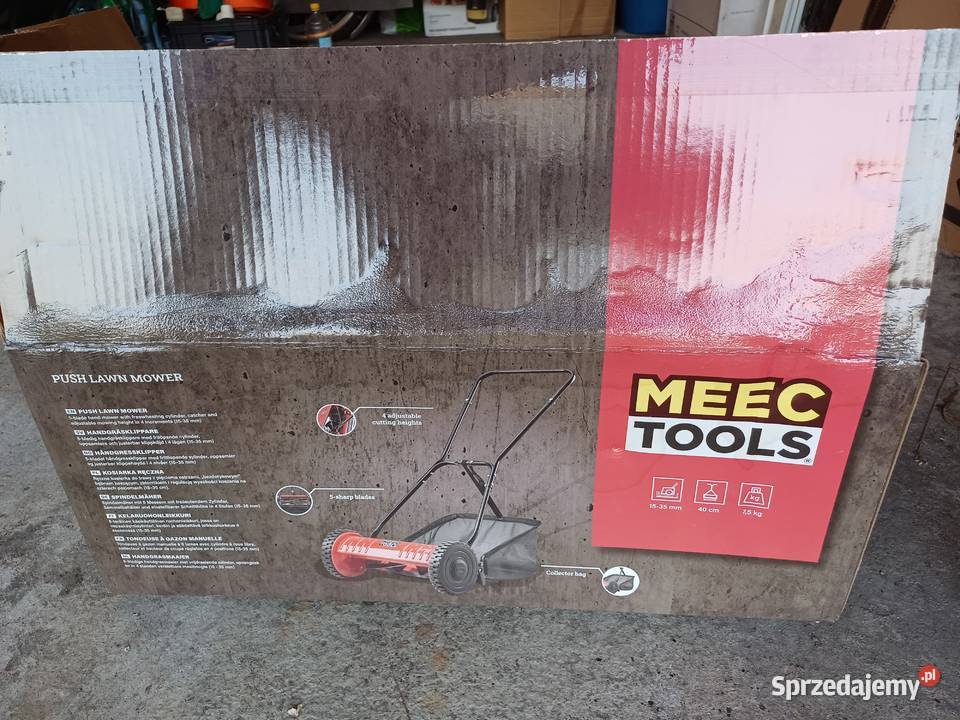 Kosiarka ręczna ze zbiornikiem marki Meec Tools śląskie Sosnowiec