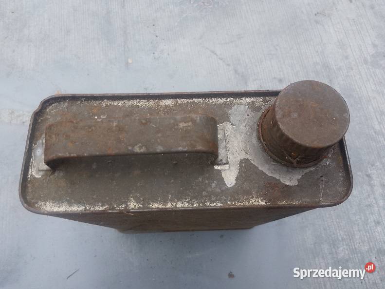 PRL bańka oleju silnikowym Milejewo