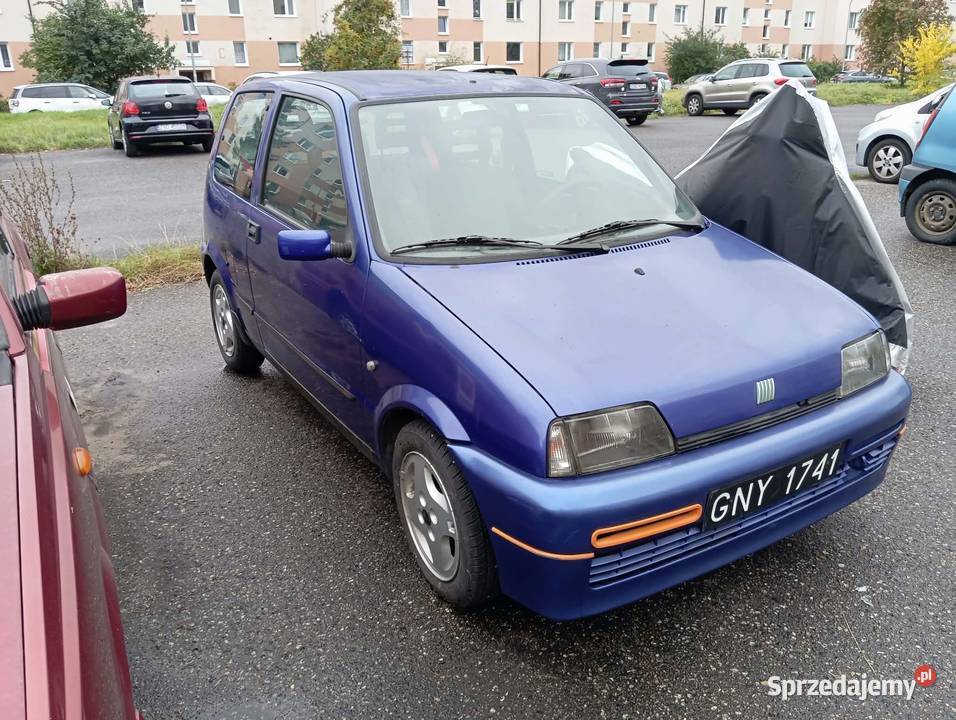 Fiat Cinquecento Sporting 1997 r Blu Imola na Gdańsk