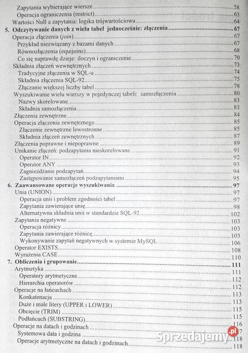 SQL każdego Jan J Harrington Chełm
