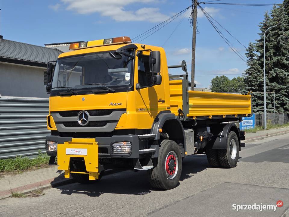 MercedesBenz AXOR 1824 4x4 4WD AWD BLOKADY kupiony w salonie Łańcut