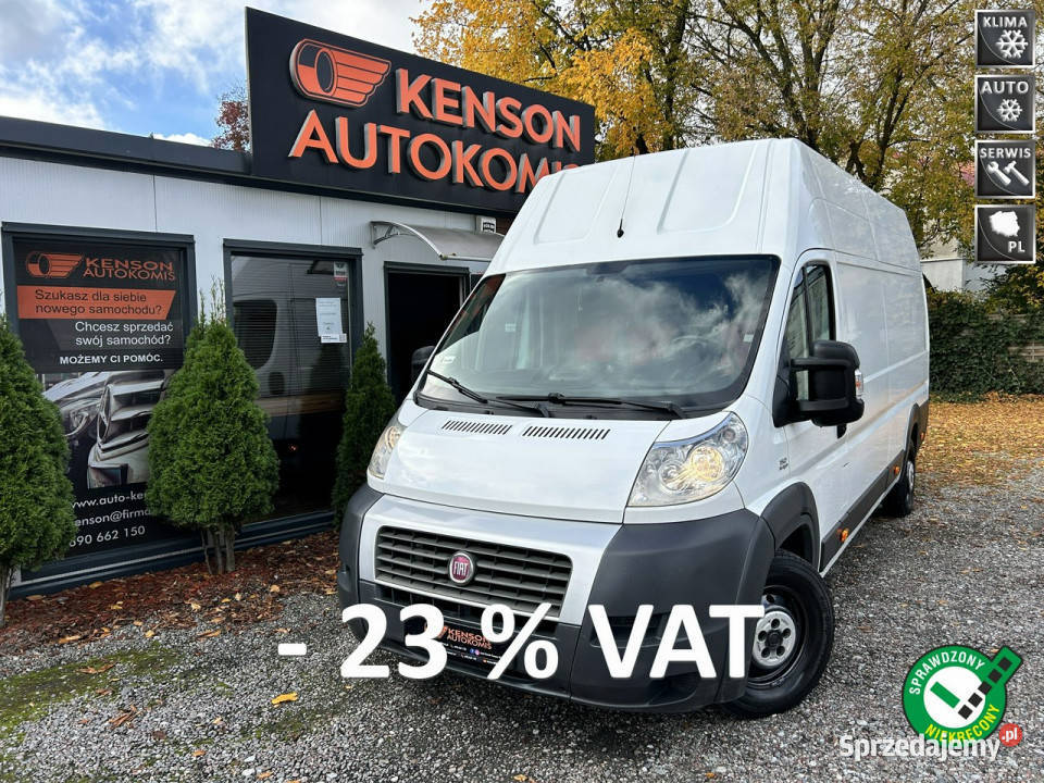 Fiat Ducato L4H4 MAXI HAK Klimatyzacja Tempomat Bydgoszcz sprzedam