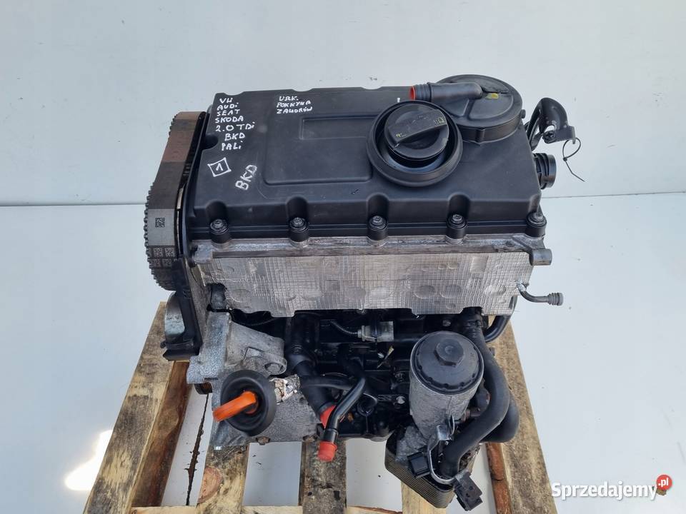 SILNIK BEZ OSPRZĘTU Skoda Octavia II 20 TDI 140 osobowe Janów