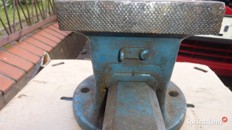 Niemieckie imadło ślusarskie stalowe kute Łódź