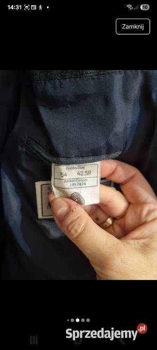 Marynarka vintage KennedyMcSharry Dublin 54 wool Pozostałe mazowieckie Warszawa sprzedam