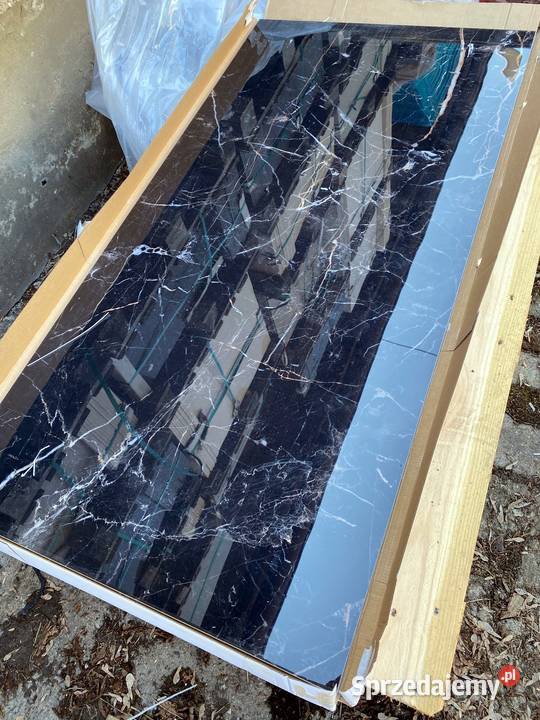 Gres polerowany marmur ze złotym 120x60 gatII Łask sprzedam