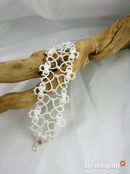 Bransoletka koronkowa Zegarki i Biżuteria małopolskie Wiśniowa sprzedam