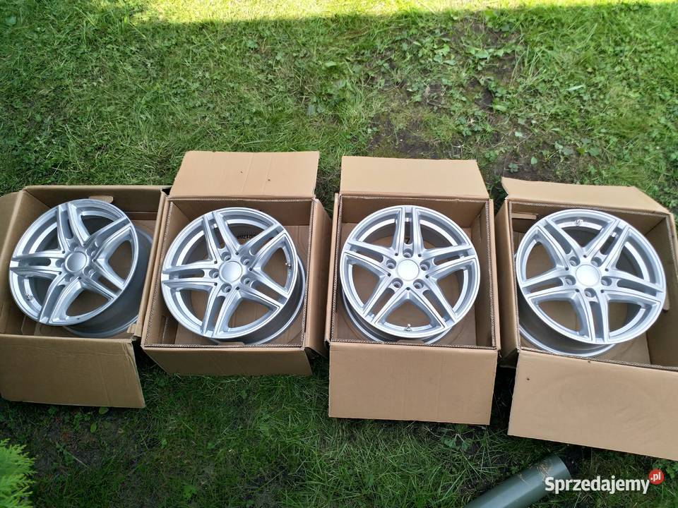 Nowy komplet felg Borbet XR Srebrne 5x112 R16 Białystok