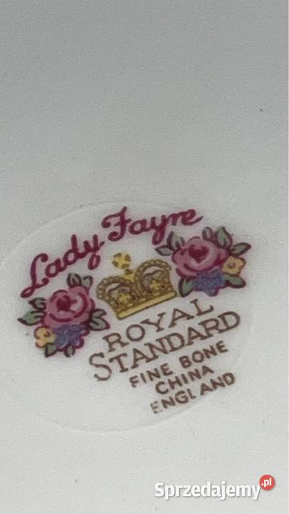 Talerzyk Royal Standard England Z serii Lady Gdańsk