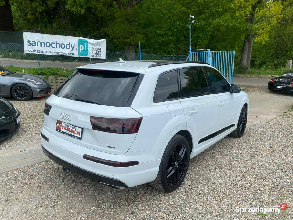 Audi Q7 20 tfsi Quattro 7 os Panorama skóry ledy isofix Gdańsk