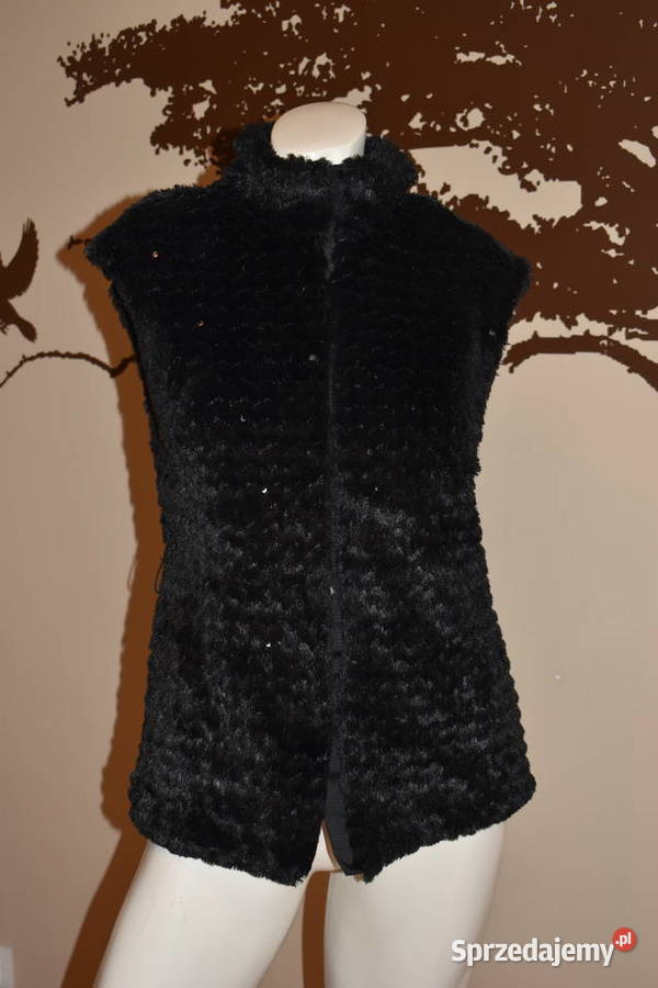 Stylowa Czarna Kamizelka czarny zachodniopomorskie Stargard