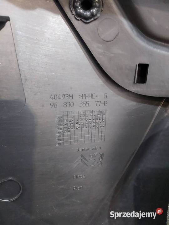 TAPICERKA BOCZEK LEWY PRAWY PRZÓD KPL SKÓRA osobowe