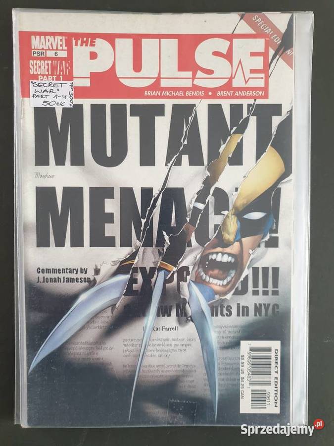 The Pulse Secret War part 14 4 komiksy Marvel Gdynia sprzedam