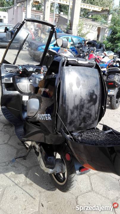 Skuter unikat KINGWAY POSTER z dachem składanym łódzkie Łódź